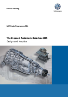 VW - SSP 584_The 8-speed Automatic Gearbox 0D5 - Self Study Programme 